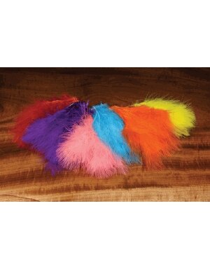 Hareline Dubbin XSelect Marabou in Hot Orange